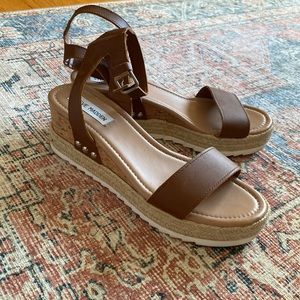 Steve Madden espadrille wedge size 10